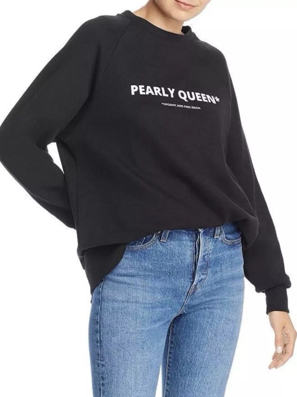 Mother of Pearl Black Pearly Queen Sweatshirt